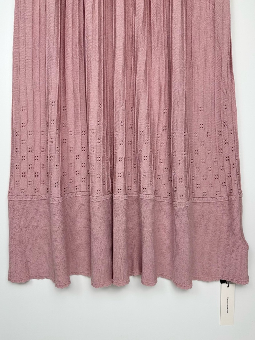 COMMENSE Sleeveless Knit Eyelet Pleated Maxi Dress - Picture 4 of 8